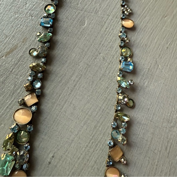 Sorrelli Brass Tone Crystal Necklace with Extender - Picture 3 of 7